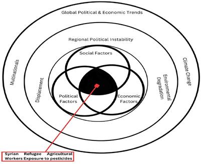 Exposure of Syrian refugee agricultural workers to pesticides in Lebanon: a socio-economic and political lens